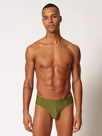 SKINY | Brasil-Slip 2er Pkg. "Power Line" (Blackstripe Selection) | grün